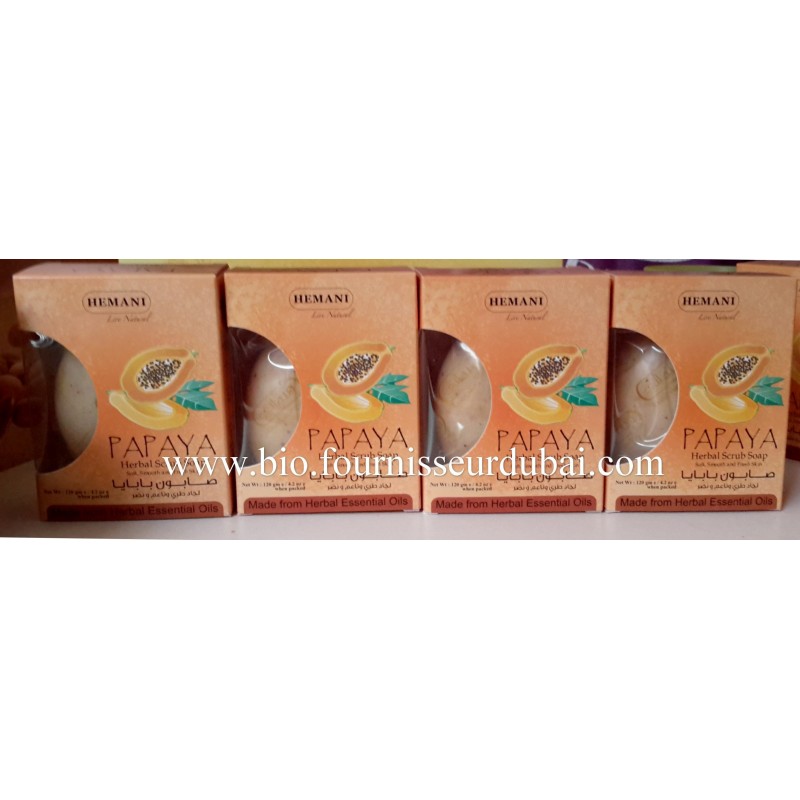 SAVON EXFOLIANT PAPAYE    x 12